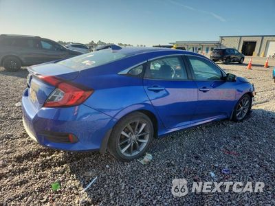Trzecie zdjęcie samochodu z tyłu: 2021 HONDA CIVIC EX VIN:19XFC1F3XME006698 - miniatura