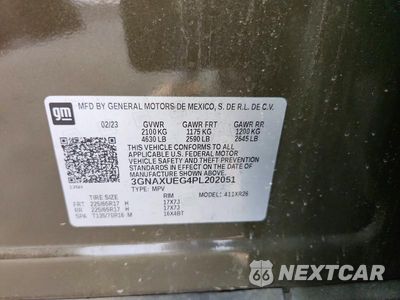 Zdjęcie 13 z 13 samochodu: 2023 CHEVROLET EQUINOX LT VIN:3GNAXUEG4PL202051 - miniatura