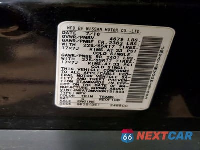 Zdjęcie 13 z 13 samochodu: 2016 NISSAN ROGUE S VIN:JN8AT2MV0GW151803 - miniatura