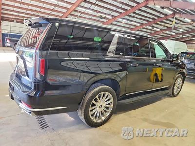 Trzecie zdjęcie samochodu z tyłu: 2023 CADILLAC ESCALADE ESV PREMIUM LUXURY VIN:1GYS4KKL3PR113375 - miniatura