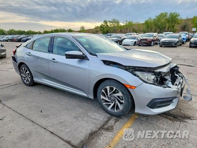 Czwarte zdjęcie samochodu z boku: 2017 HONDA CIVIC EX VIN:19XFC2F71HE010170 - miniatura