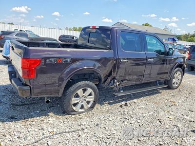 Trzecie zdjęcie samochodu z tyłu: 2019 FORD F150 SUPERCREW VIN:1FTEW1E4XKFC98885 - miniatura
