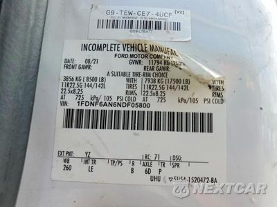 Zdjęcie 13 z 13 samochodu: 2022 FORD F650 SUPER - DELIVERY TRUCK VIN:1FDNF6AN6NDF05800 - miniatura