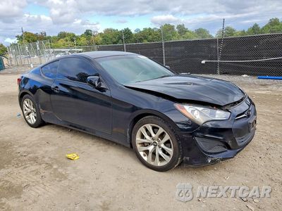 Czwarte zdjęcie samochodu z boku: 2013 HYUNDAI GENESIS COUPE 2.0T VIN:KMHHT6KD3DU110886 - miniatura