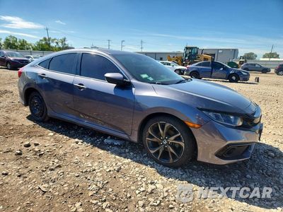 Czwarte zdjęcie samochodu z boku: 2019 HONDA CIVIC SPORT VIN:2HGFC2F87KH547194 - miniatura
