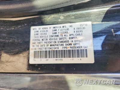 Zdjęcie 12 z 12 samochodu: 2013 HONDA ACCORD LX-S VIN:1HGCT1B31DA015416 - miniatura