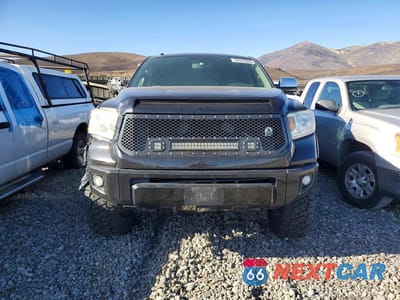 Piąte zdjęcie samochodu w środku: 2016 TOYOTA TUNDRA PLATINUM VIN:5TFAW5F17GX530662 - miniatura