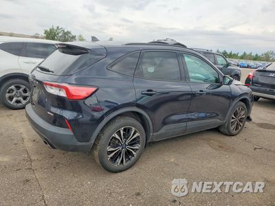 Trzecie zdjęcie samochodu z tyłu: 2021 FORD ESCAPE SE VIN:1FMCU9G61MUA30232 - miniatura