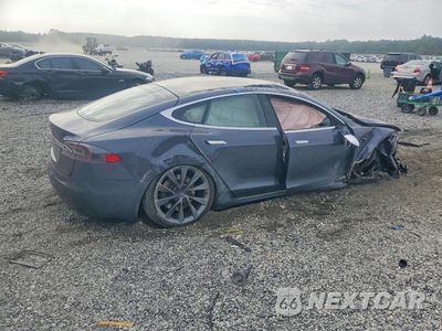 Trzecie zdjęcie samochodu z tyłu: 2021 TESLA MODEL S VIN:5YJSA1E21MF424607 - miniatura