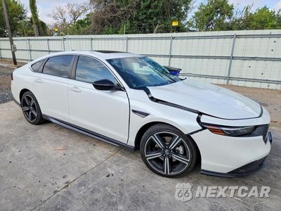 Czwarte zdjęcie samochodu z boku: 2023 HONDA ACCORD HYBRID SPORT VIN:1HGCY2F51PA008442 - miniatura