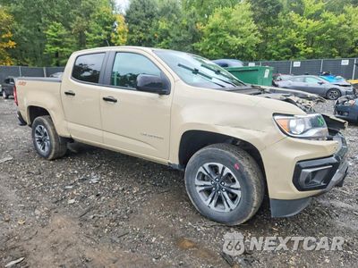 Czwarte zdjęcie samochodu z boku: 2022 CHEVROLET COLORADO VIN:1GCGTDEN2N1126797 - miniatura
