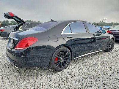 Trzecie zdjęcie samochodu z tyłu: 2017 MERCEDES-BENZ S 63 AMG VIN:WDDUG7JB3HA294432 - miniatura