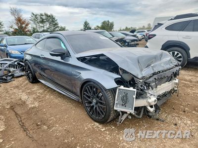 Czwarte zdjęcie samochodu z boku: 2021 MERCEDES-BENZ C 63 AMG VIN:W1KWJ8GB7MG087623 - miniatura