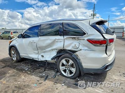 Drugie zdjęcie samochodu z przodu: 2016 TOYOTA HIGHLANDER LIMITED VIN:5TDDKRFH3GS301799 - miniatura