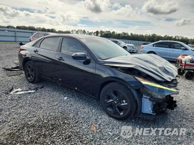 Czwarte zdjęcie samochodu z boku: 2021 HYUNDAI ELANTRA SEL VIN:5NPLM4AG6MH028253 - miniatura