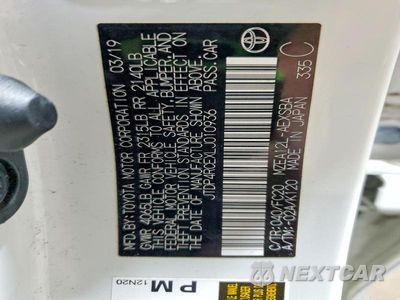 Zdjęcie 12 z 12 samochodu: 2020 TOYOTA COROLLA SE VIN:JTDP4RCEXLJ010936 - miniatura