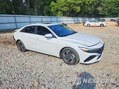 Czwarte zdjęcie samochodu z boku: 2024 HYUNDAI ELANTRA SEL VIN:KMHLS4DG6RU765480 - miniatura