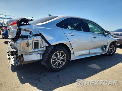 Trzecie zdjęcie samochodu z tyłu: 2020 TOYOTA COROLLA LE VIN:JTDEBRBE1LJ012637 - miniatura