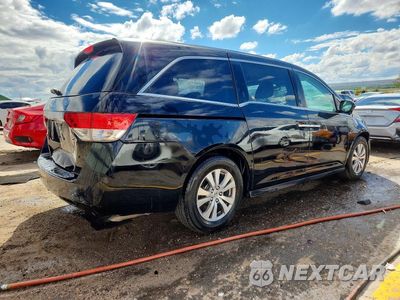 Trzecie zdjęcie samochodu z tyłu: 2015 HONDA ODYSSEY EXL VIN:5FNRL5H65FB109455 - miniatura