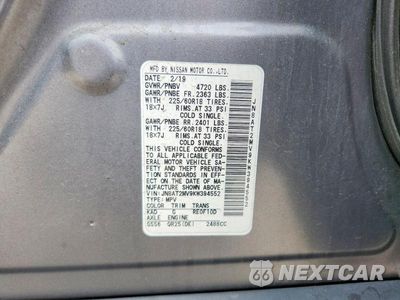 Zdjęcie 13 z 13 samochodu: 2019 NISSAN ROGUE SV VIN:JN8AT2MV9KW394552 - miniatura