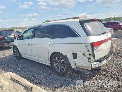 Drugie zdjęcie samochodu z przodu: 2015 HONDA ODYSSEY TOURING VIN:5FNRL5H92FB057647 - miniatura