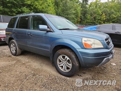 Czwarte zdjęcie samochodu z boku: 2005 HONDA PILOT EXL VIN:5FNYF18565B018731 - miniatura
