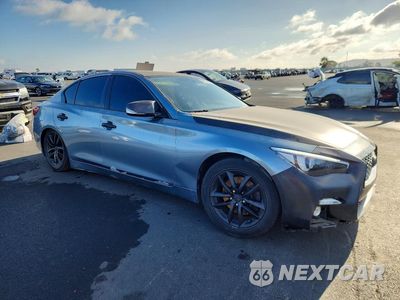Czwarte zdjęcie samochodu z boku: 2018 INFINITI Q50 3.0T LUXE VIN:JN1EV7AP6JM366067 - miniatura