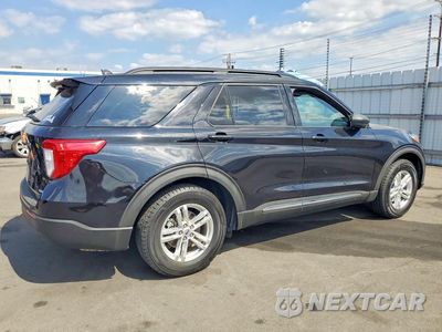 Trzecie zdjęcie samochodu z tyłu: 2020 FORD EXPLORER XLT VIN:1FMSK7DH5LGC81876 - miniatura