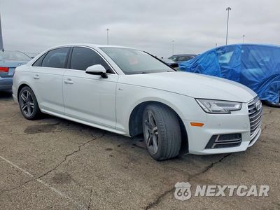Czwarte zdjęcie samochodu z boku: 2018 AUDI A4 PREMIUM PLUS VIN:WAUENAF48JA146131 - miniatura