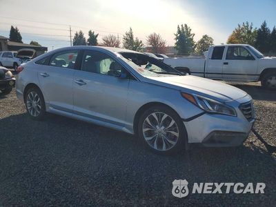 Czwarte zdjęcie samochodu z boku: 2017 HYUNDAI SONATA LIMITED 2.0T VIN:5NPE34AB5HH518012 - miniatura