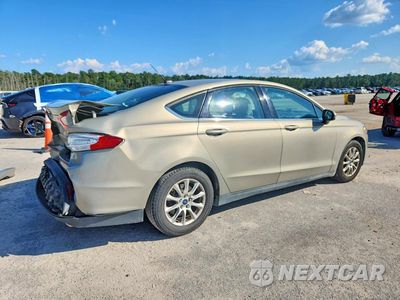 Trzecie zdjęcie samochodu z tyłu: 2016 FORD FUSION S VIN:3FA6P0G79GR111087 - miniatura