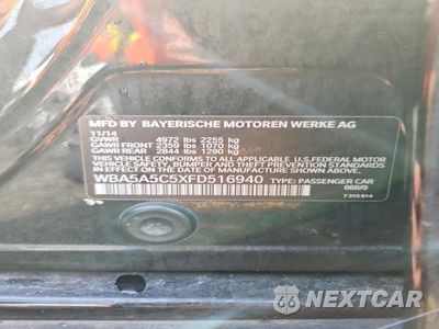 Zdjęcie 12 z 12 samochodu: 2015 BMW 528 I VIN:WBA5A5C5XFD516940 - miniatura
