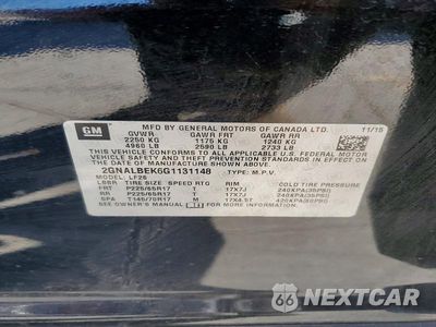 Zdjęcie 13 z 13 samochodu: 2016 CHEVROLET EQUINOX LS VIN:2GNALBEK6G1131148 - miniatura