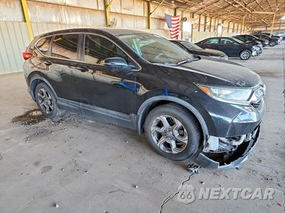 Czwarte zdjęcie samochodu z boku: 2018 HONDA CR-V EX VIN:5J6RW1H52JA001443 - miniatura