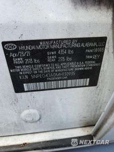 Zdjęcie 12 z 12 samochodu: 2021 HYUNDAI 110D VIN:5NPEG4JA0MH130935 - miniatura