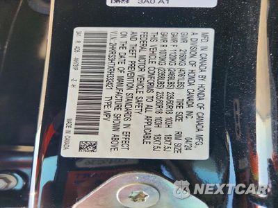 Zdjęcie 13 z 13 samochodu: 2024 HONDA CR-V EXL VIN:2HKRS3H7XRH332421 - miniatura