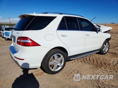 Trzecie zdjęcie samochodu z tyłu: 2014 MERCEDES-BENZ ML 350 4MATIC VIN:4JGDA5HB6EA413541 - miniatura