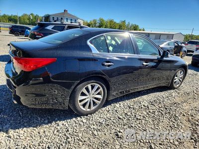 Trzecie zdjęcie samochodu z tyłu: 2014 INFINITI Q50 BASE VIN:JN1BV7AR6EM700057 - miniatura