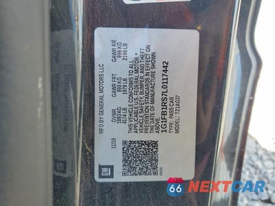 Zdjęcie 13 z 13 samochodu: 2020 CHEVROLET CAMARO LS VIN:1G1FB1RS7L0117442 - miniatura