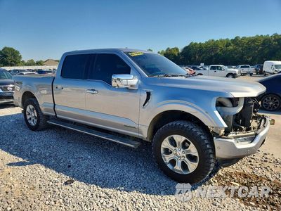 Czwarte zdjęcie samochodu z boku: 2022 FORD F150 SUPERCREW VIN:1FTFW1ED7NFB12731 - miniatura