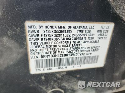 Zdjęcie 13 z 13 samochodu: 2014 ACURA MDX TECHNOLOGY VIN:5FRYD3H42EB013940 - miniatura