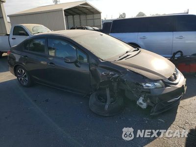 Czwarte zdjęcie samochodu z boku: 2013 HONDA CIVIC EX VIN:19XFB2F85DE222706 - miniatura