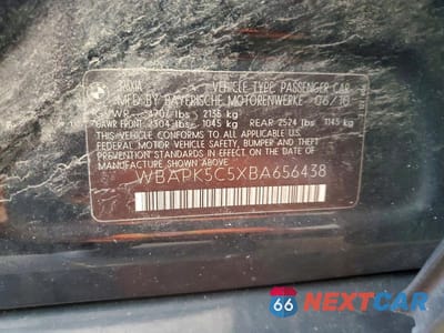 Zdjęcie 12 z 12 samochodu: 2011 BMW 328 XI SULEV VIN:WBAPK5C5XBA656438 - miniatura
