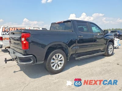 Trzecie zdjęcie samochodu z tyłu: 2019 CHEVROLET SILVERADO C1500 CUSTOM VIN:3GCPWBEF1KG103223 - miniatura