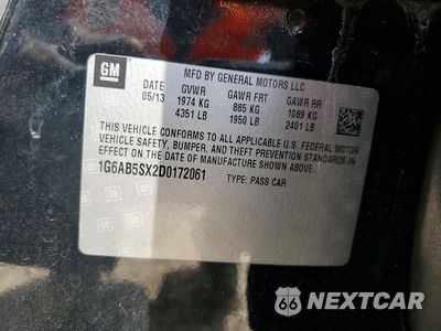 Zdjęcie 12 z 12 samochodu: 2013 CADILLAC ATS LUXURY VIN:1G6AB5SX2D0172061 - miniatura