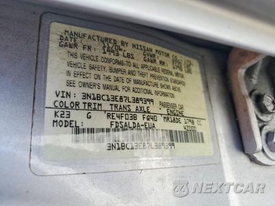 Zdjęcie 13 z 13 samochodu: 2007 NISSAN VERSA 1.8 S VIN:3N1BC13E87L389399 - miniatura