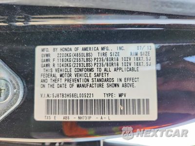 Zdjęcie 13 z 13 samochodu: 2014 ACURA RDX TECHNOLOGY VIN:5J8TB3H56EL005221 - miniatura