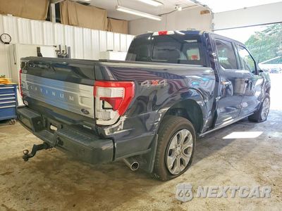 Trzecie zdjęcie samochodu z tyłu: 2022 FORD F150 SUPERCREW VIN:1FTFW1E86NFC28862 - miniatura