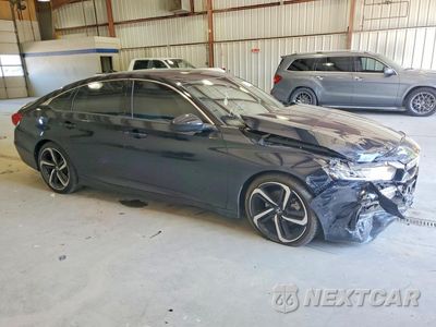 Czwarte zdjęcie samochodu z boku: 2022 HONDA ACCORD SPORT VIN:1HGCV1F34NA064759 - miniatura