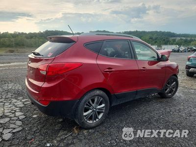 Trzecie zdjęcie samochodu z tyłu: 2014 HYUNDAI TUCSON SE VIN:KM8JU3AG5EU855309 - miniatura